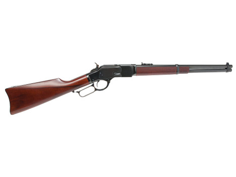 Cimarron CA2057AS1 1873 US Marshal Indian Territory Carbine 357 Mag 9+1 18.50" Blued Round Barrel, Fixed Walnut Stock
