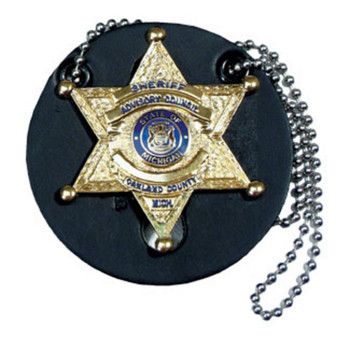 Round Universal Badge Holder w/ Chain UPC: 847206014833