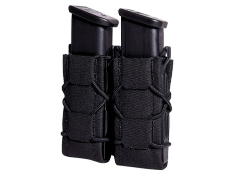 High Speed Gear 24PT02BK TACO Gen 2 Double Black Nylon Laminate MOLLE Mount Pistol