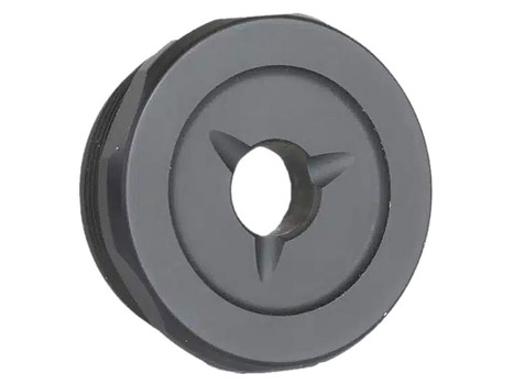 Jk Armament JK155PROEC30 Pro Flash Reducer End Cap 30Cal 1.375"x24 Ti6AL4V Titanium Black