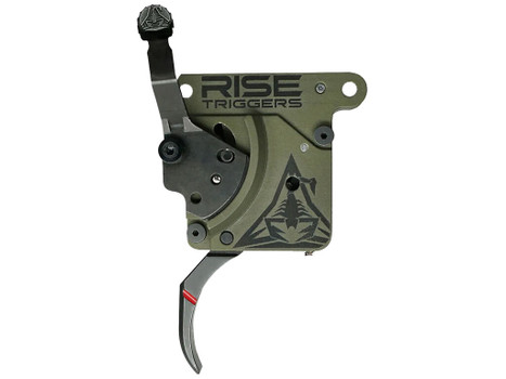 Rise Armament RA740BC Reliant Trigger Black/Green Curved