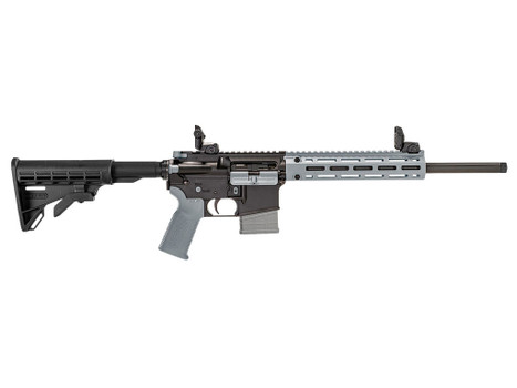 Tippmann Arms A101226 M4-22 LTE 22 LR 25+1 16" Black Parkerized Threaded Barrel, Matte Black Aluminum Receiver w/Picatinny Rail, Wolf Gray M-LOK Handguard Composite Forend, Black Polymer Stock, Gray G