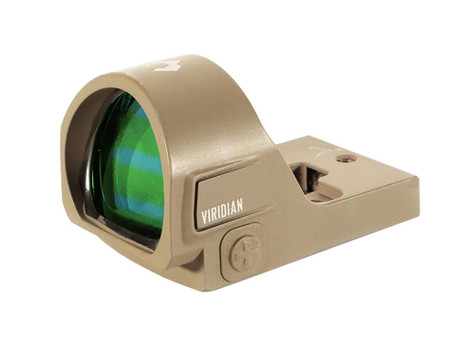 Viridian 9810145 RFX35 Flat Dark Earth 1 x 22 mm x 26 mm 3 MOA Green Dot