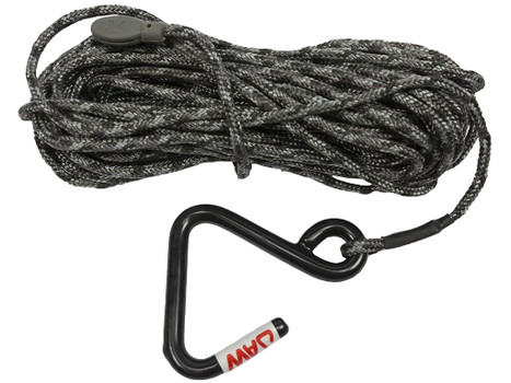 Hawk HWKHA3032 Jaw Hook Hoist Rope Black 35' Long