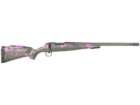 Fierce Firearms ROGM65CM20BP Mini Rogue 6.5 Creedmoor 4+1 20" Hand Lapped/Match Grade Barrel, Black Cerakote Steel Receiver, Purple Camo Mini Rogue w/Adj Comb & Picatinny Rail Carbon Fiber Stock