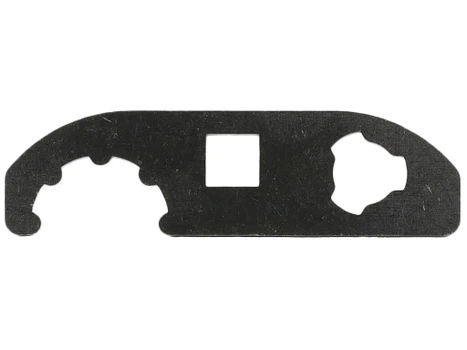 Angstadt Arms AA093LBCWR 3 Lug Wrench made of Steel with Black Nitride Finish & 1/2" Opening for Angstadt Arms QD Blast Shield