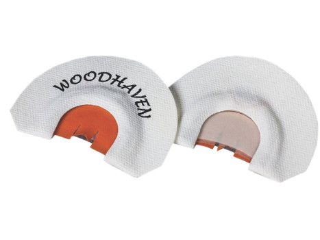 Woodhaven WH100 Copperhead Diaphragm Call Triple Reed Attracts Turkeys White