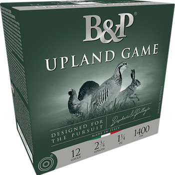 B&p Ammunition 4103BUP8 Upland Game  410Gauge 3" 3/4oz 8Shot 25 Per Box/10 Case UPC: 878122006152