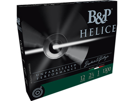 B&P Ammunition 12B1FE75 Helice Electro 12Gauge 2.75" 1oz 7.5Shot 10 Per Box/10 Case
