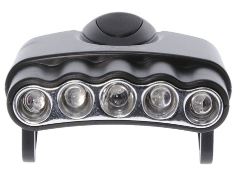 Cyclops CYC-HCPACK-W Orion 5-LED Hat Clip Light Black 27 Lumens White LED