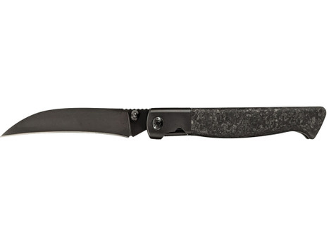 Cold Steel CSFL39SHB Spectre Hawksbill 3.80" Folding Talon Point Plain Black Matte PVD CPM 20V SS Blade, Forged Carbon Fiber Handle