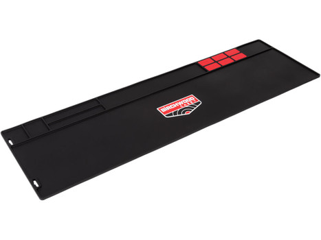 Birchwood Casey 30350 Rifle Cleaning Mat Black/Red Rubber 36" x 11