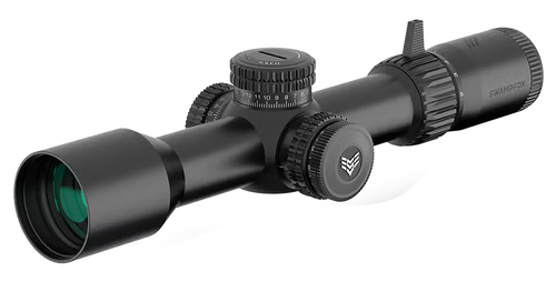 Swampfox Optics TWK525563M Warhawk  Black 5-25x56mm 34mm Tube Sharpshooter MOA Reticle                                                                                                                  