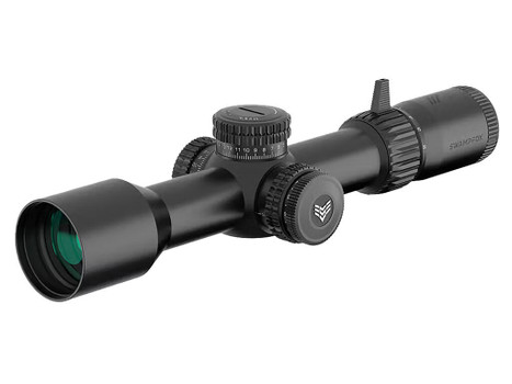 Swampfox Optics TWK525563L Warhawk Black 5-25x56mm 34mm Tube Sharpshooter MIL Reticle