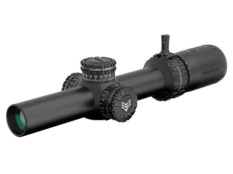 Swampfox Optics ARH11024RL Arrowhead Black 1-10x24mm 30mm Tube Guerrilla Dot MIL Red Reticle