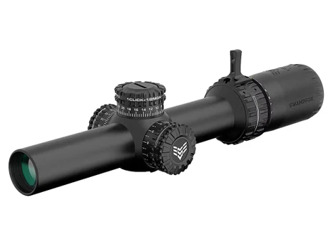 Swampfox Optics ARH18241GB Arrowhead Black 1-8x24mm 30mm Tube Guerrilla Dot BDC Green Reticle