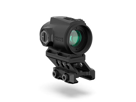 Swampfox Optics RMPS120G6 Raider Micro Prism Black 1x 20mm Tube 6 MOA Green Dot Reticle Green Laser