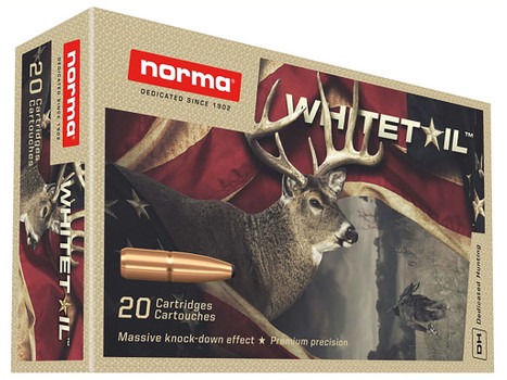 Norma Ammunition 20171502 Dedicated Hunting Whitetail 7mm-08Rem 150gr Pointed Soft Point 20 Per Box/10 Case