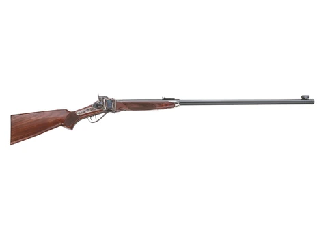 Taylors & Company 210100 1857 Wurttemberg-Mauser Pedersoli 54 Cal Percussion 39.38" White Steel Barrel & Receiver, Fixed Walnut Stock, Musket Cap Percussion, Right Hand