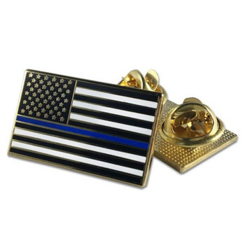 Classic, Double Clutch Pin - Thin Red Line American Flag