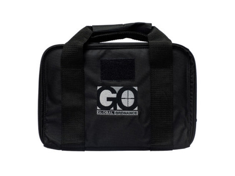 Global Ordnance Pistol Case w/Embroidered Gray and Black Logo