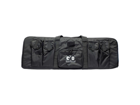 Global Ordnance 36" Black MSR bag w/Embroidered Gray and Black Logo