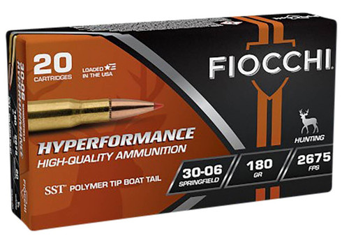 Fiocchi Hyperformance Hunt 30-06 Springfield 180 Grain SST 200rd Case