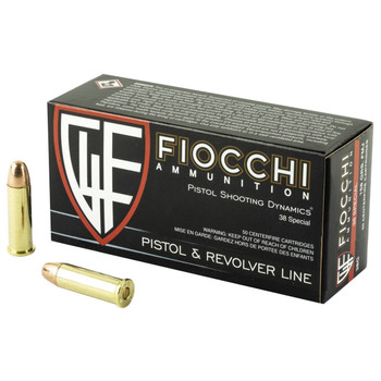 Fiocchi Range Dynamics 38 Special 158 Grain FMJ Case of 1000