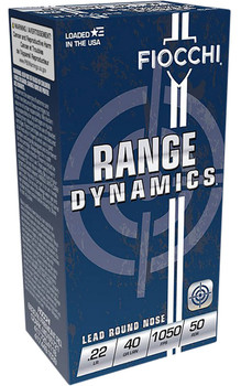 Fiocchi Range Dynamics 22 LR 40 Grain LRN Case of 5000