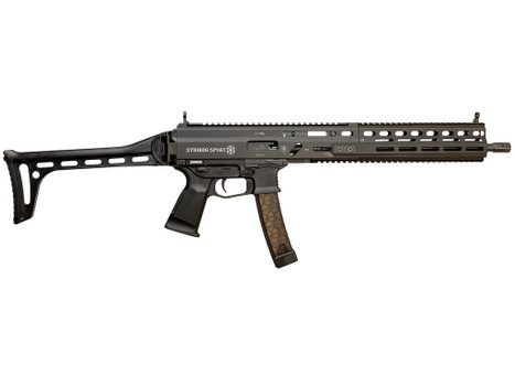 Grand Power 810091157978 Stribog SP9A3 9mm Luger 30+1 16" Black Picatinny Rail, Black Polymer Grip