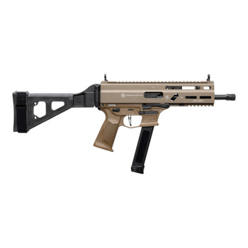Grand Power Stribog SP9A3G 9mm Sub Pistol SBT Brace 8 Inch Barrel FDE