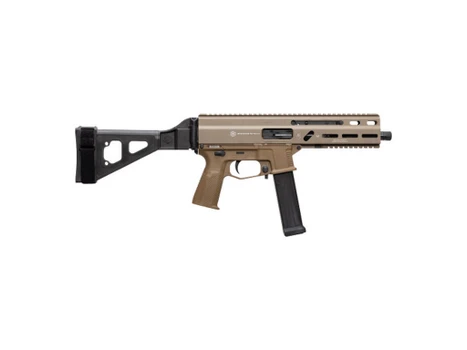 Grand Power Stribog SP10A3 10mm 8" Sub Pistol SBT Brace FDE