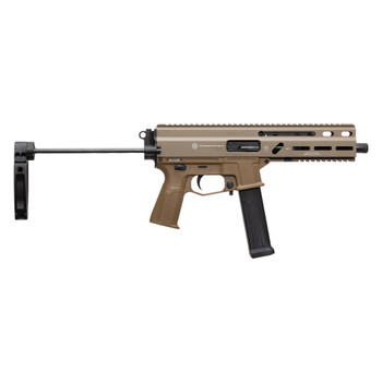 Grand Power Stribog SP10A3 10mm 8" Sub Pistol PDW Tailhook Brace FDE