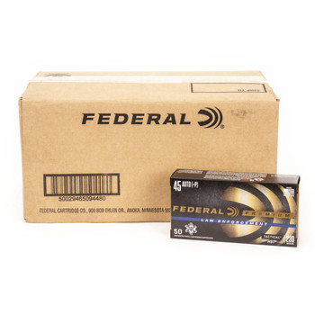 Federal 45 Auto +P Law enforcement 230 Grain Case 1000