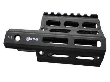 Kinetic Development Group STR5-MK2-010 SRX3 MK2 Stribog Rail Extension Black Aluminum Compatible w/ Stribog SP9 Models w/ MLOK Receivers