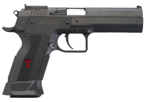Tanfoglio IFG TFSTOCK3P40 Stock III  Full Size 40 S&W 13+1, 4.44" Black Polygonal Rifled Barrel, Black Serrated Slide, Black Polymer Frame w/Beavertail, Polymer Grip                                   