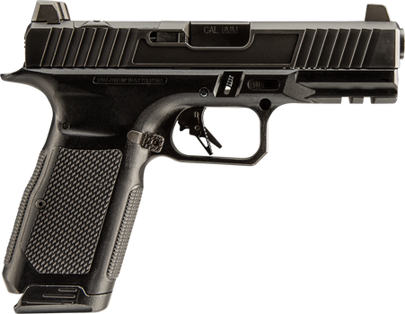 Rock Island 566119mm Luger 17+1 4.49" Black Barrel,  Black PVD Coating Slide, Black Anodized Frame, Black Aluminum Grip                                                                                 