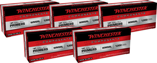 RIFLE 5000 PACK CASEWINCHESTER PRIMERS 41 PARA 
