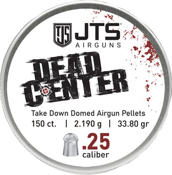 DOMED 33.80 GR 150CTJTS PELLETS DEAD CENTER 25 CAL 