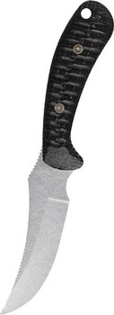 BURLAP LAMINATE RB HUNTERCASE KNIVES SCULPTED BLACK 