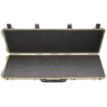 53'' HARD RIFLE CASE W/RAGAR FOAM INSERT TAN