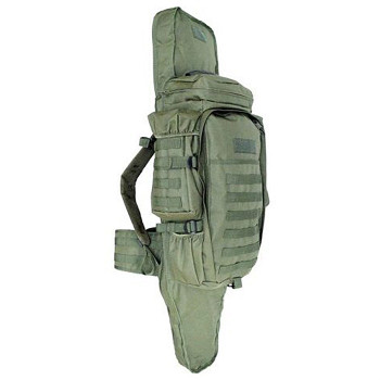 TACTICAL ASSAULT BAG WITH RIFLE HOLDER O.D GREEN