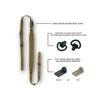 GBRS SECOND BEST SLING BUNDLE COYOTE