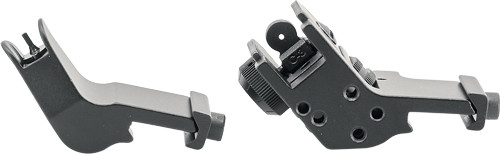 45 DEGREE OFFSET ALUMINUM BLKJE FIXED FRONT/REAR SIGHT 