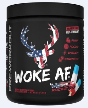 ROCKET POP 30 SERVINGSBUCKED UP PRE-WORKOUT WOKE AF 