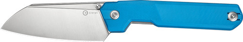 G-10 SATIN<CIVIVI KNIFE HID 4.14" BLUE 