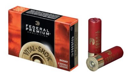 FED PRM BUCK 12G 23/4"MAG #00 5BX
