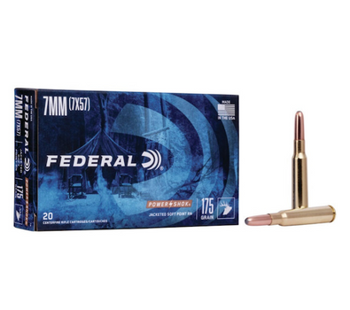 FED 7MM MAUSER 175GR PWR SHK SP 20B