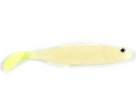 POWERBAIT SALTWATER MULLET GLOW/CHT