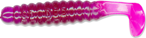 CB CRAPPIE GRUB 1.5" PUR/PINK 15BG